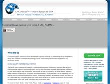 Tablet Screenshot of ewb-lvp.org